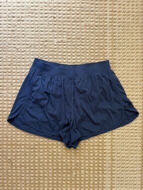 Lululemon Running Shorts Blue Twill